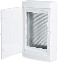 Щит слаботочный навесной "Unix" прозрачная дверь 3 габарит 485x287x112 IP40 ux-3m-n