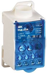 Блок распределительный РБД-250А на DIN-рейку IEK RBD-250
