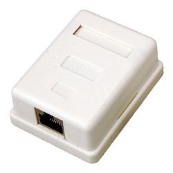 Розетка компьютерная внешняя 1-порт FTP RJ-45 (8P8C), CAT 5e REXANT 03-0122