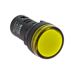 Матрица светодиодная AD16-22HS желтая 24В AC/DC EKF ledm-ad16-o-24