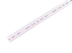 Трубка термоусаживаемая ТУТ нг 10,0/5,0мм, белая, упаковка 50 шт. по 1м REXANT 21-0001