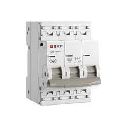 Авт. выкл. ВА 47-63N MA 3P 40А (C) 6кА без тепл. расцепит. PROXIMA EKF M63MA6340C