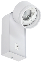 LIGHTING Светильник 4035 накладной настенный под лампу GX53 белый IEK LT-UBB0-4035-GX53-1-K01