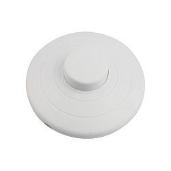 Выключатель-кнопка 250V 2А ON-OFF белый (напольный - для лампы) REXANT 36-3015