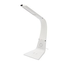 Светильник настольный Cloud LED 2700-6500К, встроенная беспроводная и проводная USB-зарядка устройств, диммер, гибкий поворот REXANT 75-0223