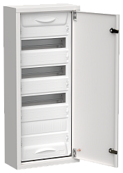 TITAN 5 Корпус металлический ЩРн-48 (1х48) 710х310х140мм IP31 белый (одна дверь) IEK TI5-50-N-048-31