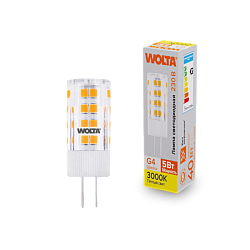 Светодиодная лампа WOLTA WSTD-JC-220V5W3KG4-C 5Вт 3000K G4 WSTD-JC-220V5W3KG4-C