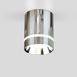 Накладной акцентный светодиодный светильник DLR021 9W 4200K хром a037521