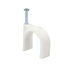 Скоба крепежная круглая (25мм.) (50шт.) EKF plcn-sr-25