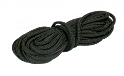 Шнур из п/э нити для фиксации проводов на изоляторах, цвет - черный, ТМ "МезонинЪ", (5м /уп) GE70005 GE70005-05