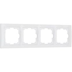 Рамка на 4 поста Snabb basic (белый) Werkel W0042001