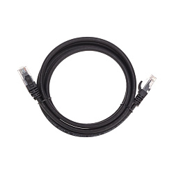 Патч-корд U/UTP, CAT 6, RJ45-RJ45, 26AWG, LSZH, черный, 1,5м REXANT 02-0292-105