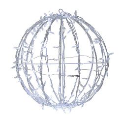 Шар светодиодный 230V, диаметр 30 см, 120 светодиодов, эффект мерцания, цвет белый NEON-NIGHT 501-612