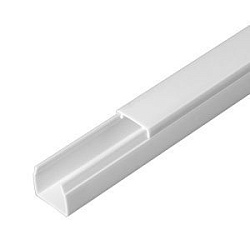 Кабель-канал белый 2-й замок в п/э 16х16 мм (84 м/уп) Промрукав PR03.0048