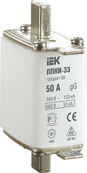 Плавкая вставка предохранителя ППНИ-33 габарит 00 40А IEK DPP10-040