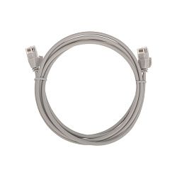 Патч-корд U/UTP, CAT 6A (10G), RJ45-RJ45, 28AWG, LSZH, серый, 2м REXANT 02-0380-2