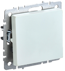 BRITE Выключатель 1-клавишный проходной 10А ВС10-1-6-БрЖ жемчуг IEK BR-V12-0-10-K36