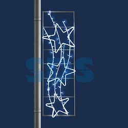 Декоративная консоль Морозные узоры 165 см белая 501-548