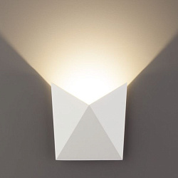 Светильник светодиодный уличный настенный Batterfly белый 1517 TECHNO Elektrostandard a038827