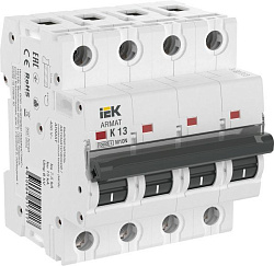 ARMAT Автоматический выключатель M10N 4P K 13А IEK AR-M10N-4-K013