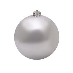Елочная фигура Шар 15 см, цвет серебряный глянцевый 502-025