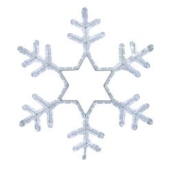 Фигура световая Снежинка цвет белый, размер 55x55см NEON-NIGHT 501-334