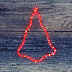 Фигура Колокольчик цвет красный, размер 36x30 см NEON-NIGHT 501-217