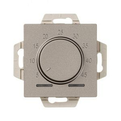 Механизм термостата ATLASDESIGN электрон. теплого пола с датчиком 10А шампань SchE ATN000535 1564504