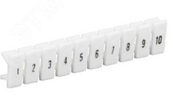 Маркеры для КПИ-10мм2 с нумерацией №№ 1-10 IEK YZN11M-010-K00-10