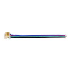 Коннектор WOLTA WLS-5PIN-RGBW-12MM-1 выводной для ленты SMD RGBW шириной 12мм, провод 10см. Цена за 1 шт., мин. кратность 3 шт. WLS-5PIN-RGBW-12MM-1