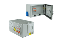 Ящик с понижающим трансформатором ЯТП  0,4 220/12 (3 авт. выкл.) IP54 UNEL ОС0000018638