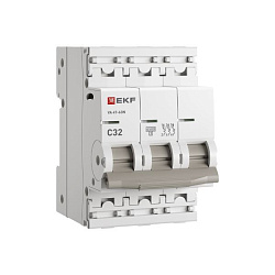 Авт. выкл. 3P 32А (C) 4,5kA ВА 47-63N PROxima EKF M634332C