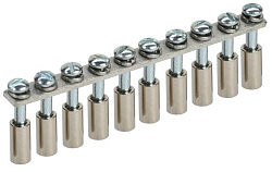 Перемычка в сборе для колодки клеммной CTS 4мм2 10PIN IEK YCT10-00-K03-004-A-10P