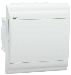 PRIME Корпус пластиковый ЩРВ-П-6 модулей встраиваемый белый/белая дверь IP41 IEK MKP82-V-06-WD-41-20