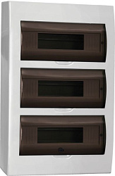 Корпус пластиковый ЩРН-П-36 черная прозрачная дверь IP41 GENERICA MKP12-N-36-41-G