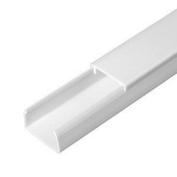 Кабель-канал белый 2-й замок в п/э 25х16 мм (50 м/уп) Промрукав PR03.0050