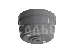Корпус розетки потолочной пластиковый, D70x40, цвет - серый, серия УСАДЬБА, ТМ МЕЗОНИНЪ GE30811-07