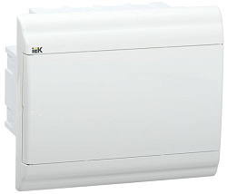 PRIME Корпус пластиковый ЩРВ-П-9 модулей встраиваемый белый/белая дверь IP41 IEK MKP82-V-09-WD-41-20