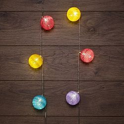 Тайские фонарики Фейерверк 5 м, 25 LED, прозрачный ПВХ, теплый белый, питание USB NEON-NIGHT 304-009