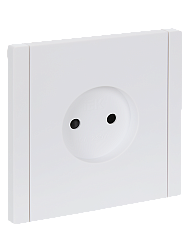 FORTE&PIANO Розетка 1-местная без заземления с защитными шторками винтовое крепление 10А FP217 белый IEK FP-R13-10-K01