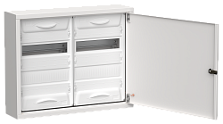 TITAN 5 Корпус металлический ЩРн-48 (2х24) 460х570х140мм IP31 белый (одна дверь) IEK TI5-50-N-2X024-31