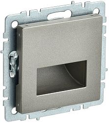 BRITE Подсветка светодиодная встраиваемая ПЛ20-БрШ шампань IEK BR-FL20-K37