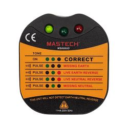 Тестер розеток MS6860D MASTECH 13-1260