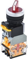 Переключатель D8-11XD2 на 2 положения 1з+1р с подсветкой красный IEK BSW30-11XD2-3-14-2-K04