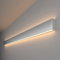 Светильник светодиодный линейный накладной двусторонний 128см 50Вт 3000К матовое серебро 101-100-40- a041471