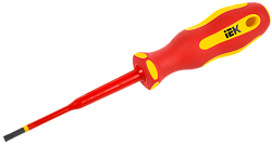 ARMA2L 5 Отвертка диэлектрическая SLIM SL4,0х100 Т2 IEK A2L5-SC31-T2-SL-40-100