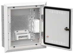 TITAN 5 Корпус мультимедиа ЩРв-12 (1х12) 380х365х130мм IP30 белый IEK TI5-51-V-012-30