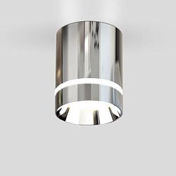 Накладной акцентный светодиодный светильник DLR021 9W 4200K хром a037521