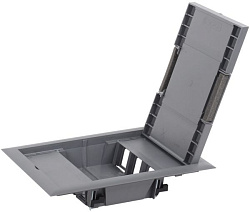 PRIMER Лючок напольный на 12 модулей ONFLOOR 12 IEK KNL-57-12-7012