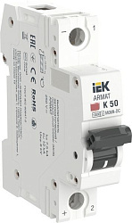 ARMAT Автоматический выключатель M06N-DC 1P K 50А IEK AR-M06N-1-K050DC
